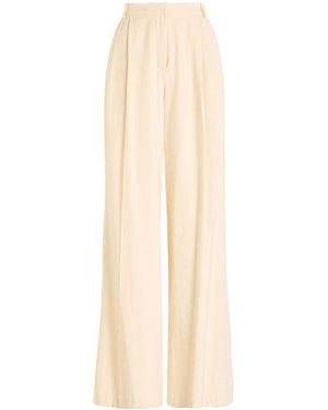 Dixie Trousers Viscose, Cotton, Polyamide - White