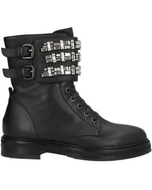 Le Silla Ankle Boots Leather - Black