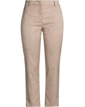 Liu Jo Sand Trousers Polyester, Viscose, Elastane - Natural