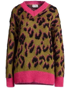 B.yu Sweater Acrylic, Superkid Mohair, Polyimide - Pink
