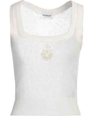 Dondup Top Mohair Wool, Alpaca Wool, Polyamide - White