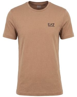 EA7 T-Shirts - Natural
