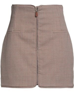 MVP WARDROBE Mini Skirt - Brown