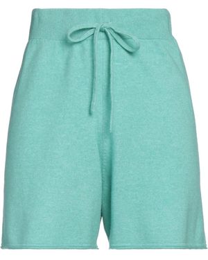 The Mercer N.Y. Shorts & Bermuda Shorts Merino Wool, Polyamide, Cashmere, Elastane - Green