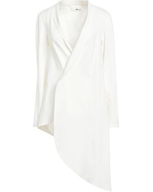 J'M DESIGN Jacket Cotton, Nylon, Elastane - White