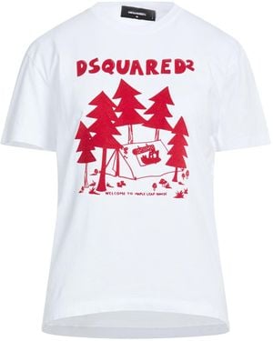DSquared² T-Shirt Cotton - White
