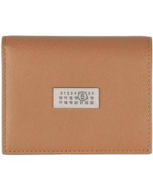 MM6 by Maison Margiela Cardholder Cow Leather - Natural