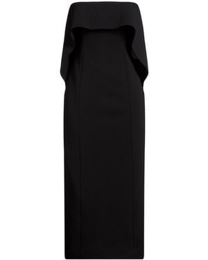 STAUD Midi Dress Polyester, Elastane - Black