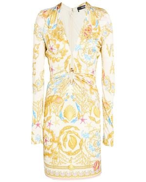 Versace Mini Dress Viscose - Metallic