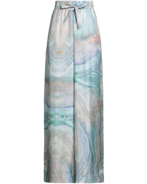 Zimmermann Sky Trousers Silk - Blue