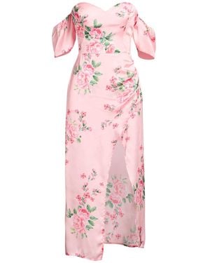 Mar De Margaritas Light Maxi Dress Polyester - Pink