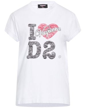 DSquared² T-Shirt Cotton - White