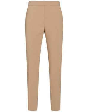 Nenette Pants Polyester, Viscose, Elastane - Natural