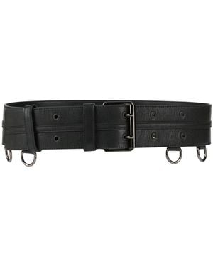 Eleventy Belt Leather - Black