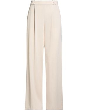 Soallure Trousers Polyester, Viscose, Elastane - White
