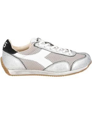 Diadora Sneakers Leather, Textile Fibers - White
