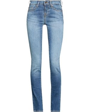 7 For All Mankind Jeans Cotton, Elastane - Blue