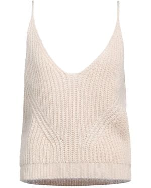 Eleventy Blush Top Wool, Mohair Wool, Silk, Polyester - White
