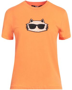 Karl Lagerfeld T-Shirt Organic Cotton - Orange