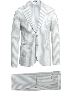 Emporio Armani Suit Cotton, Viscose, Linen, Silk - Grey
