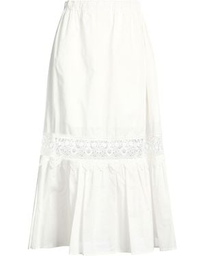 Kaos Maxi Skirt Cotton - White