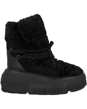Casadei Ankle Boots Leather - Black