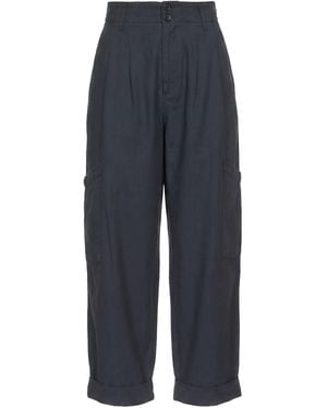 YMC Charcoal Pants Cotton - Blue