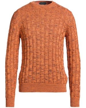 Zanone Jumper Virgin Wool - Orange
