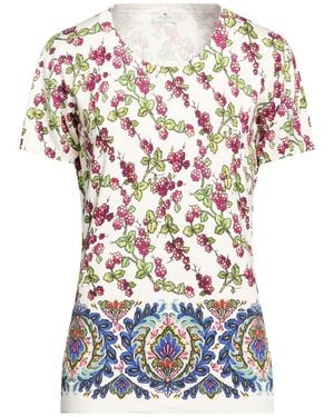 Etro Ivory Sweater Silk, Elastane - White