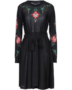 Etro Mini Dress Wool, Silk, Viscose, Polyamide, Metallic Fiber - Black