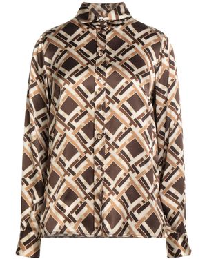 Eleventy Camisa - Marrón