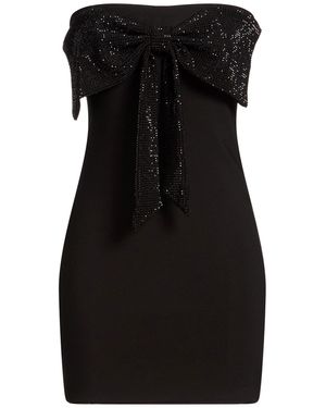 Twenty Four Haitch Minivestido - Negro