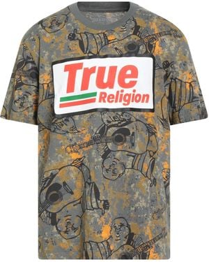 True Religion Military T-Shirt Cotton - Gray