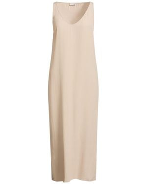 Brunello Cucinelli Maxi Dress Acetate, Silk - Natural