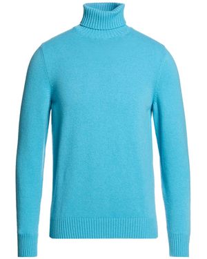Drumohr Rollkragenpullover - Blau
