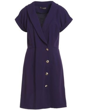 Fly Girl Midi Dress Polyester, Elastane - Blue