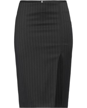 Patrizia Pepe Midi Skirt - Black