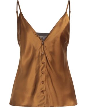 Gold Hawk Top - Brown