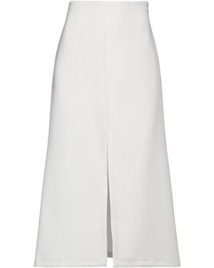 Patrizia Pepe Midi Skirt - White