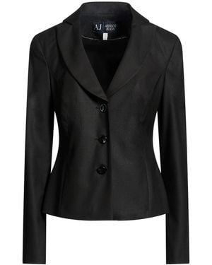 Armani Jeans Blazer Polyester, Viscose, Elastane - Black