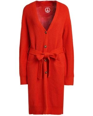 Moschino Cardigan Polyamide, Viscose, Wool, Cashmere - Red