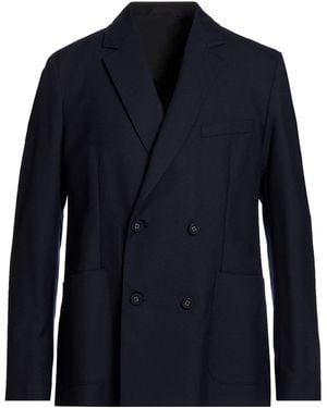 Officine Generale Midnight Blazer Virgin Wool - Blue