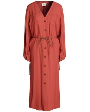 Alysi Midi Dress - Red