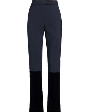 Max Mara Pants Virgin Wool, Elastane, Cotton - Blue