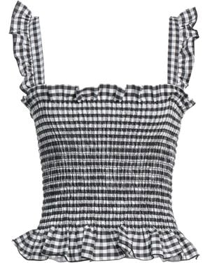 Liu Jo Top Cotton, Polyamide, Elastane - Black