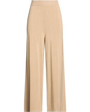 SEVENTY VENEZIA Trousers Viscose, Polyamide, Elastane - Natural