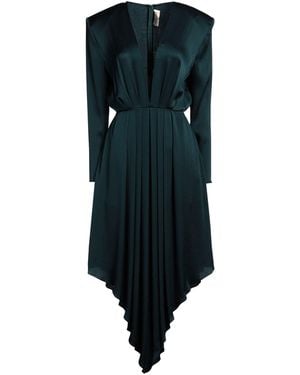 Alexandre Vauthier Midi-Kleid - Blau