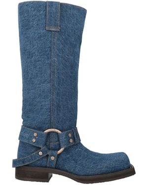 Acne Studios Boot Textile Fibers - Blue