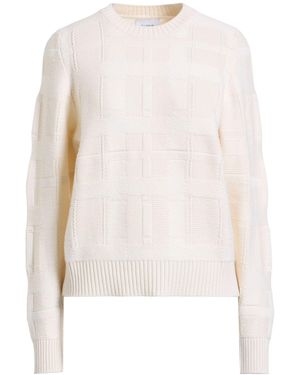 Barrie Ivory Sweater Cashmere - White