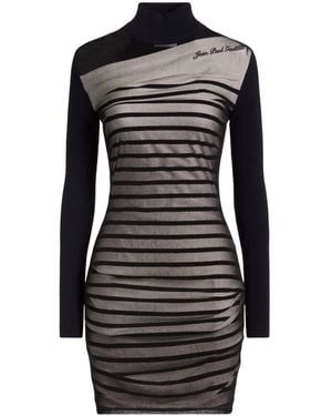 Jean Paul Gaultier Mini Dress Viscose, Polyester, Polyamide - Black
